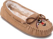 Minnetonka Thunderbird Animikii Faux Fur Lined Slipper