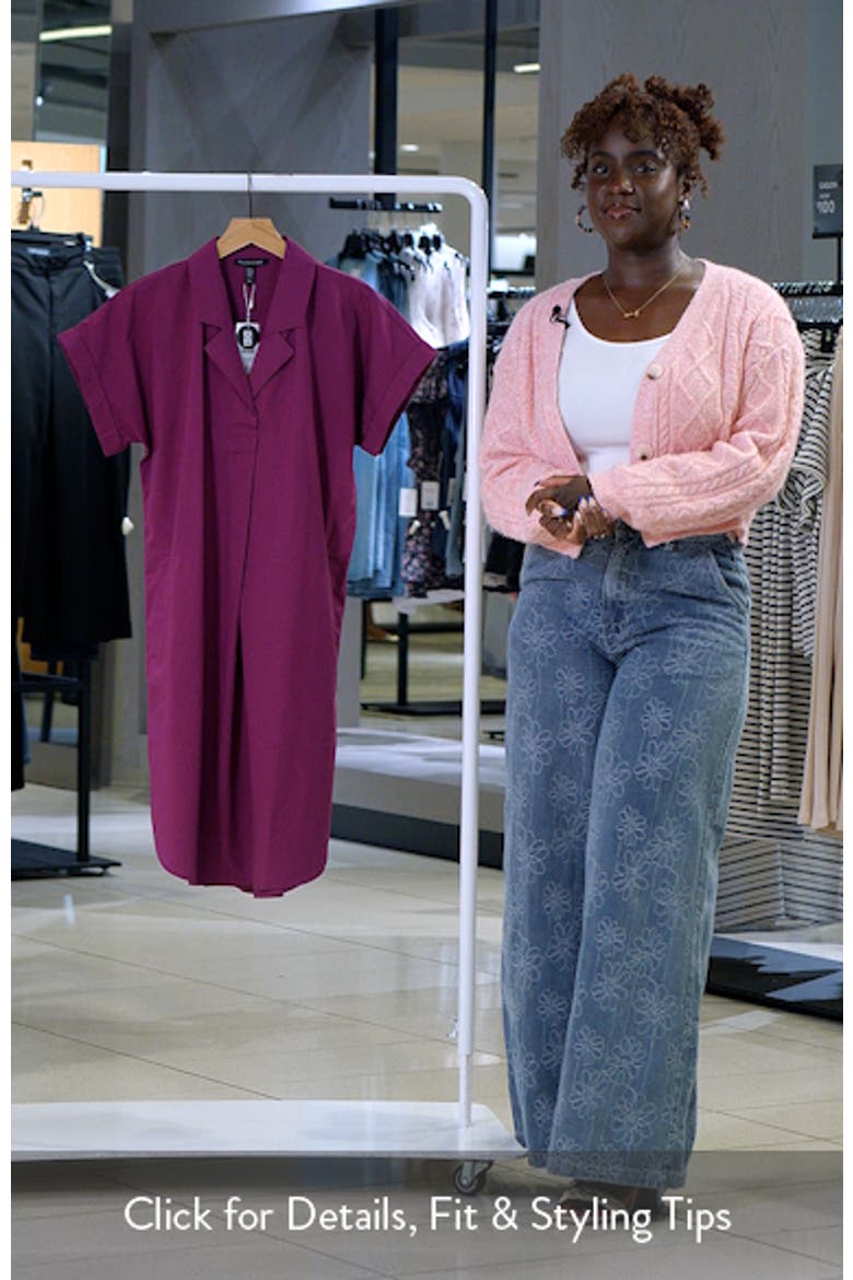 Stretch Poplin Shirtdress video