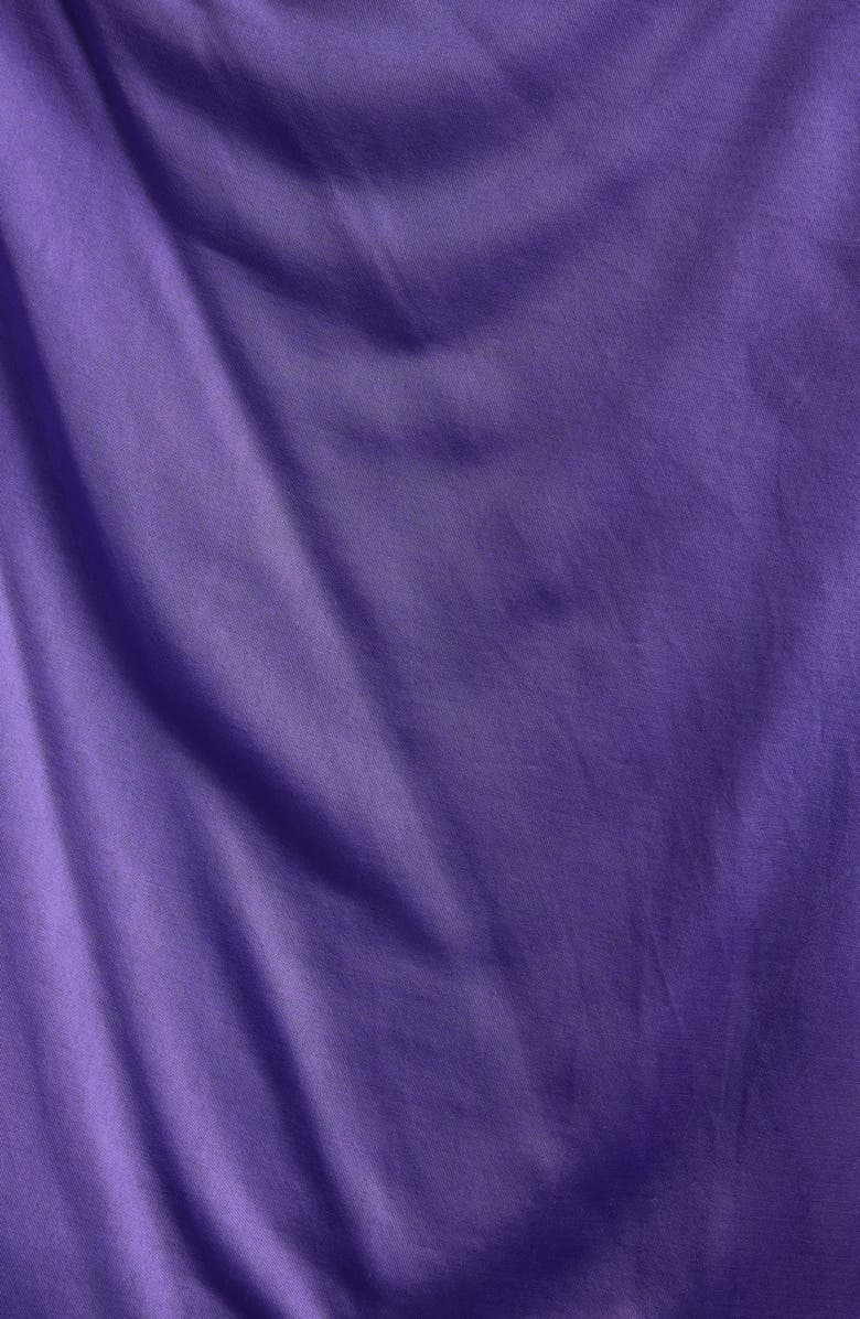 TOM FORD Racerback Pleated Lustrous Jersey Minidress, Alternate, color,