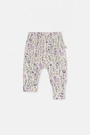 Deux par Deux Organic Cotton Foldover Waist Heart Evolutive Pants