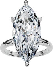 Bliss Diamond Certified 6Ct Marquise Solitaire Diamond Engagement Ring 14k Gold Lab Grown