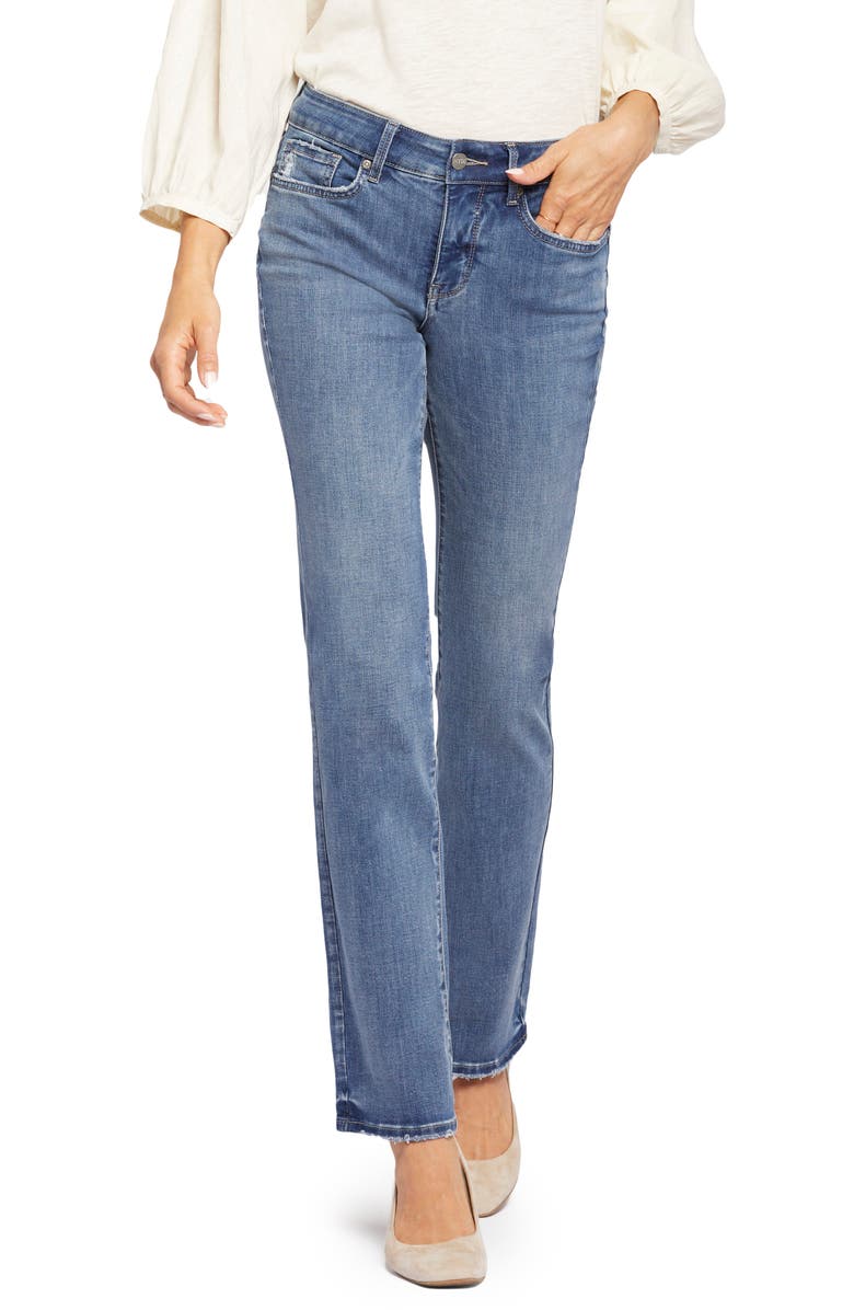 NYDJ Marilyn High Waist Cool Embrace Straight Leg Jeans, Main, color,