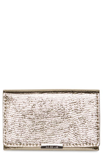 Dolce Vita Mini Me Faux Leather Wallet In Gold