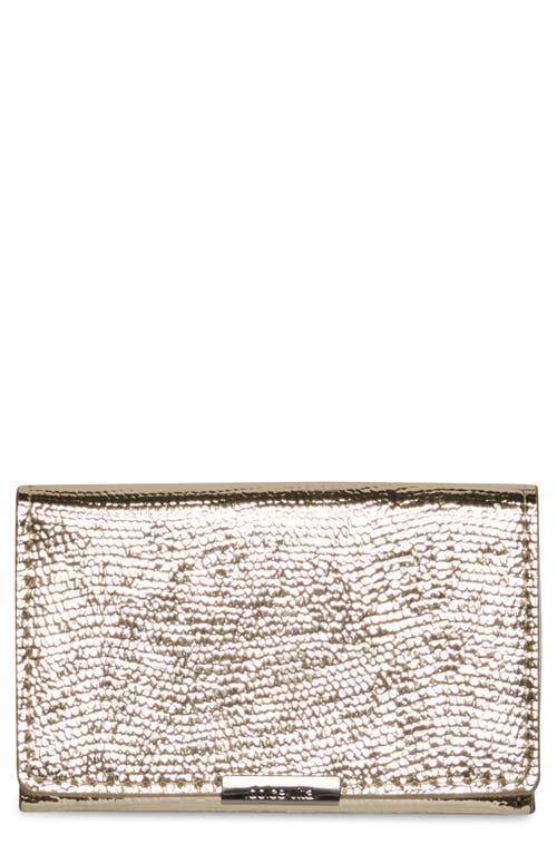 Dolce Vita Mini Me Faux Leather Wallet In Gold