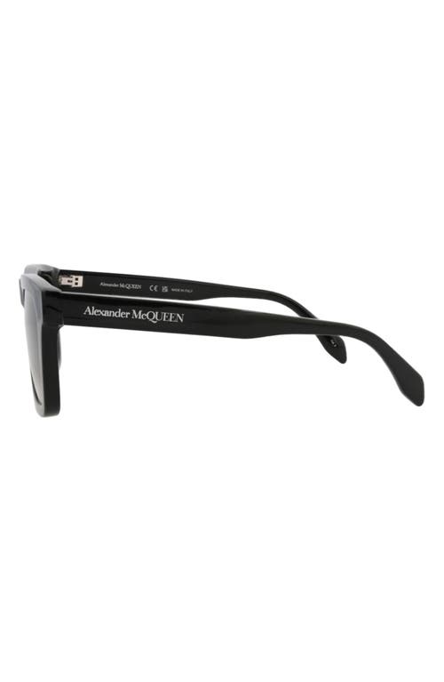 Alexander Mcqueen Mcqueen 54mm Square Sunglasses In Black