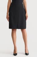 KASPER Pleat Front Pencil Skirt