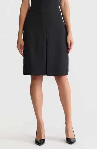 KASPER Pleat Front Pencil Skirt