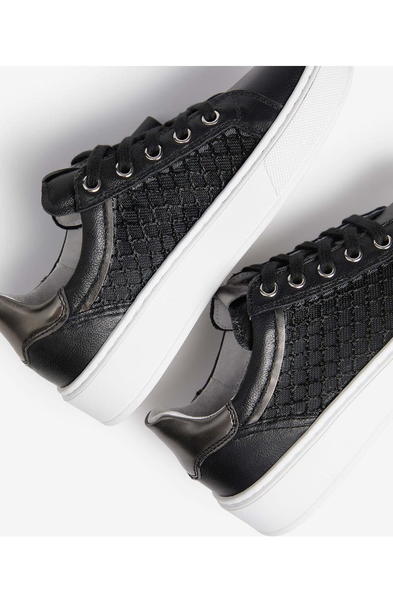 NeroGiardini Mesh Low Top Sneaker, Alternate, color, Black