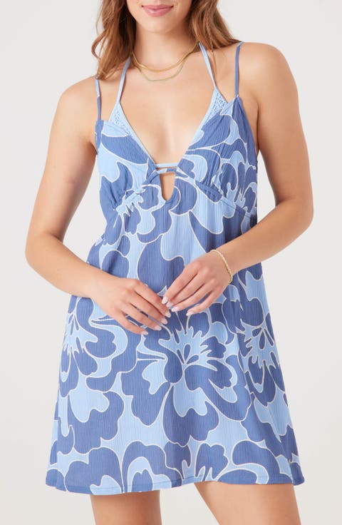 Tropical Drift Cover-Up Mini Sundress