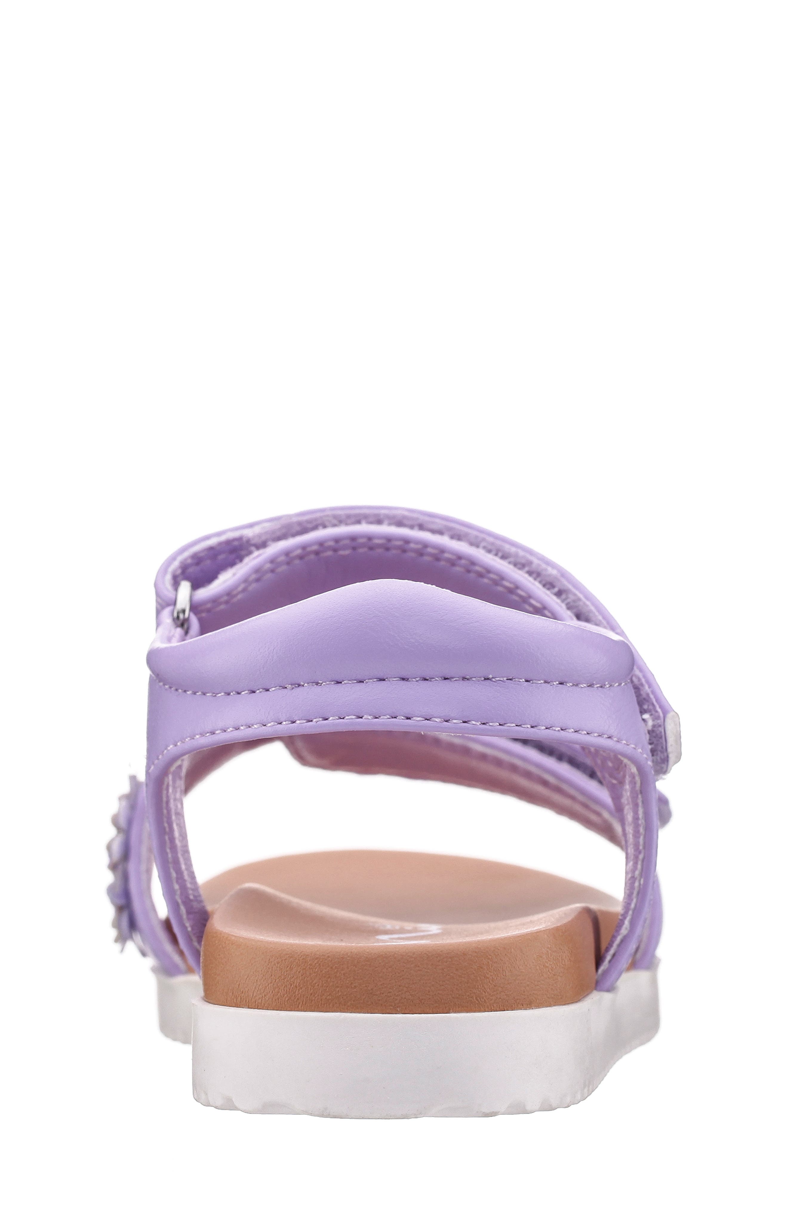 Nina Kids' Neriah Sandal, Alternate, color, Purple Plzd/Glitter
