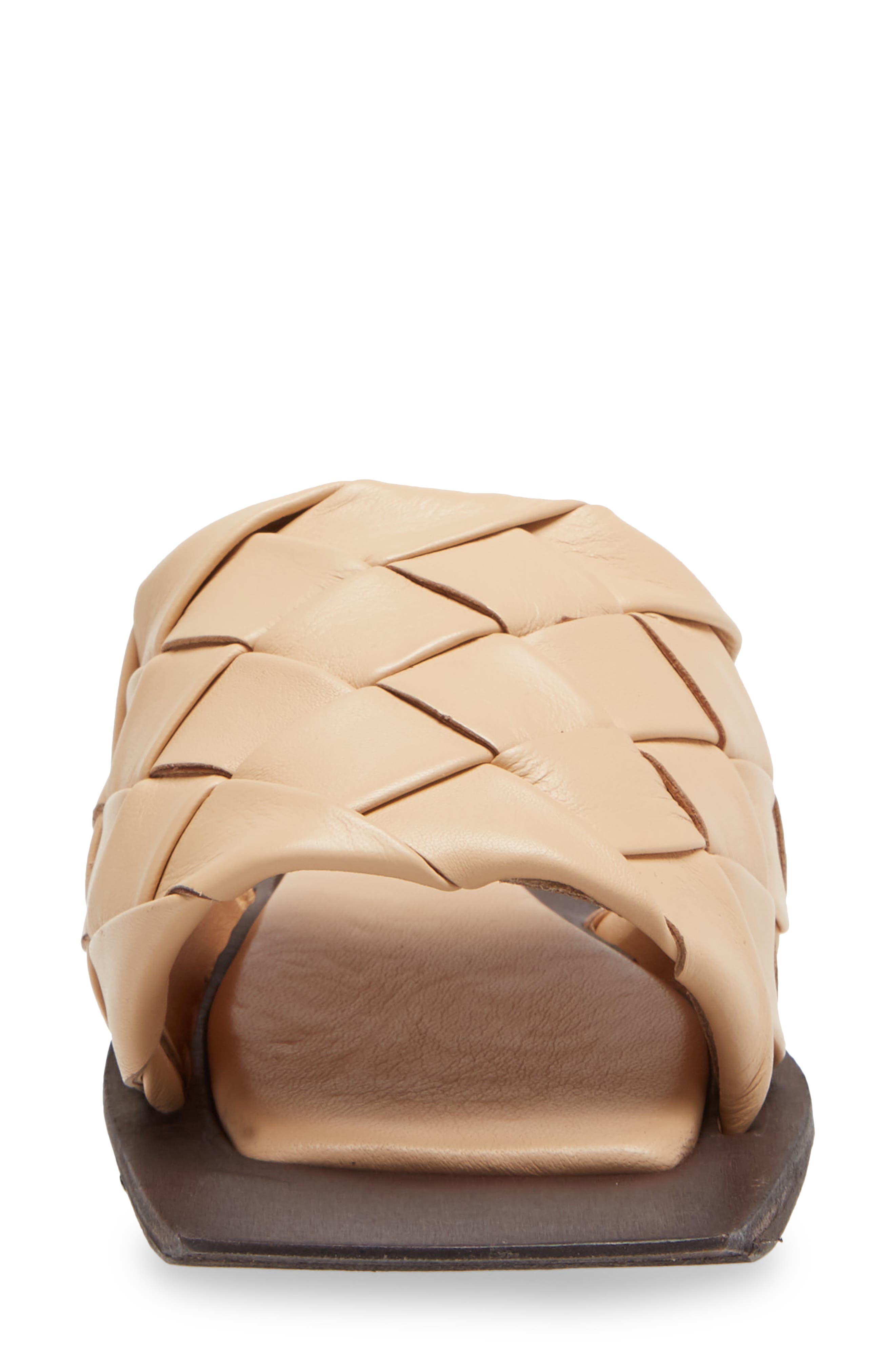 Costelo-L Slide Sandal, Alternate, color, NATURAL BROWN