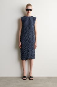 COS Gathered Paneled Dress