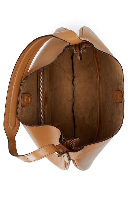 Polo Ralph Lauren Sport Calf Leather Shoulder Bag In Brown
