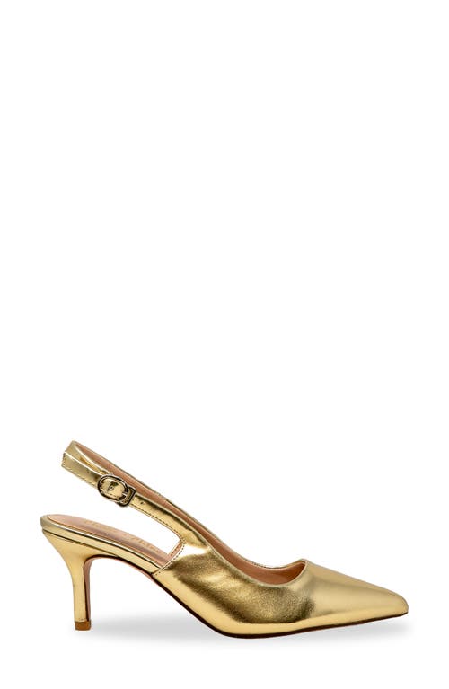CHASE & CHLOE CHASE AND CHLOE DOSIE SLINGBACK KITTEN HEEL PUMP 
