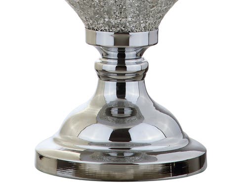 Jonathan Y Louise Mirrored Led Table Lamp In Silver/chrome