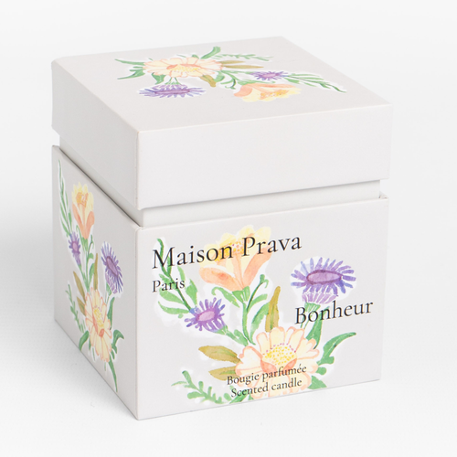 Maison Prava Bonheur Scented Candle In Transparent