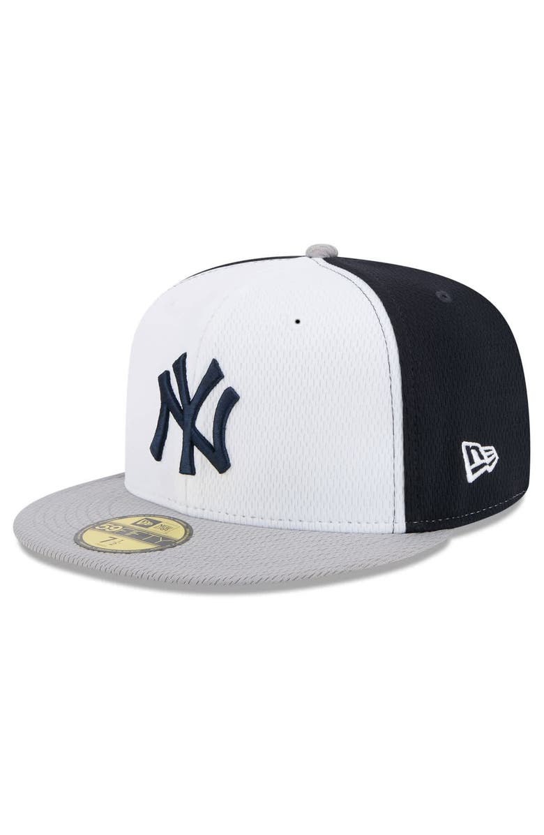 New Era Men's New Era Navy/Gray New York Yankees 2025 MLB Clubhouse 59FIFTY Fitted Hat, Main, color, Navy