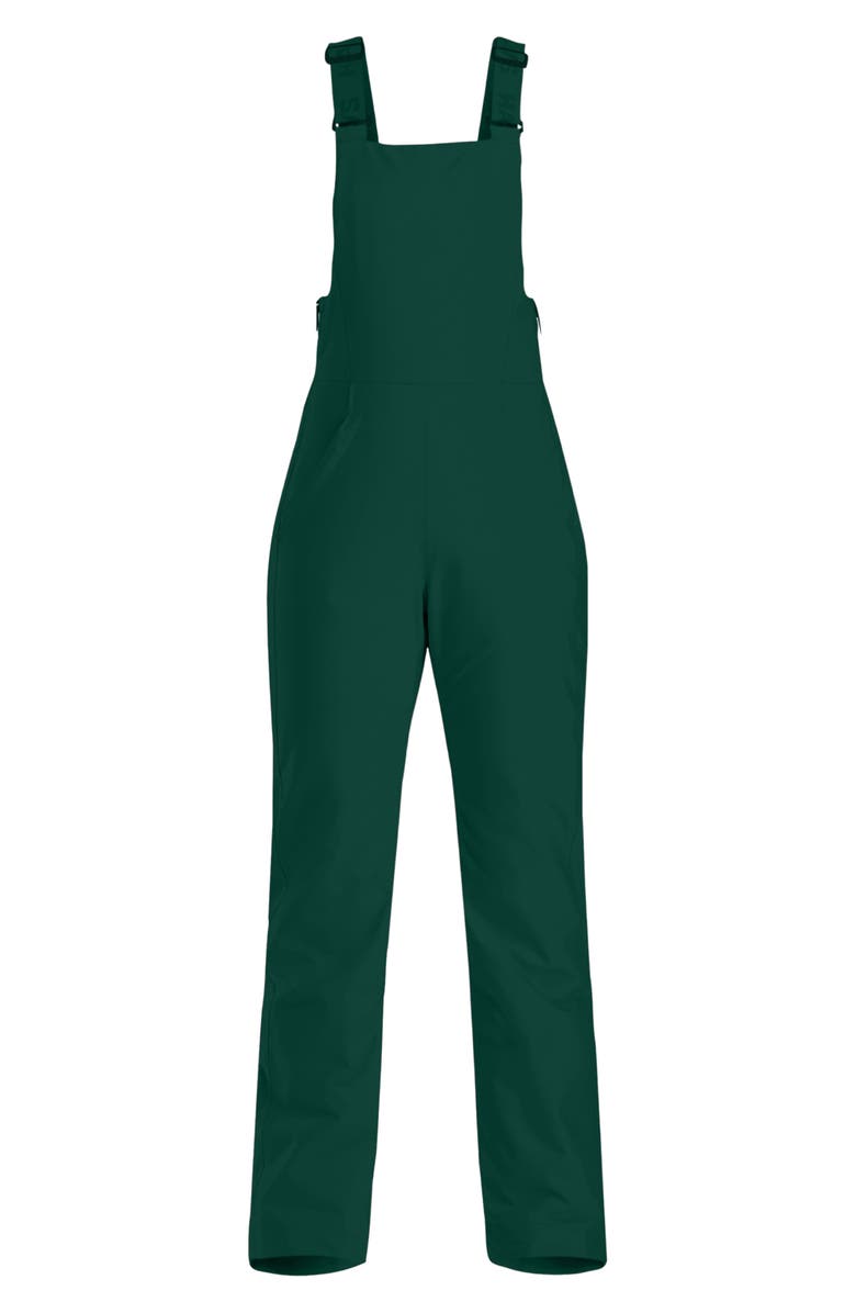 Halfdays Carson Waterproof Snow Bib Overalls, Alternate, color, Alpine Green