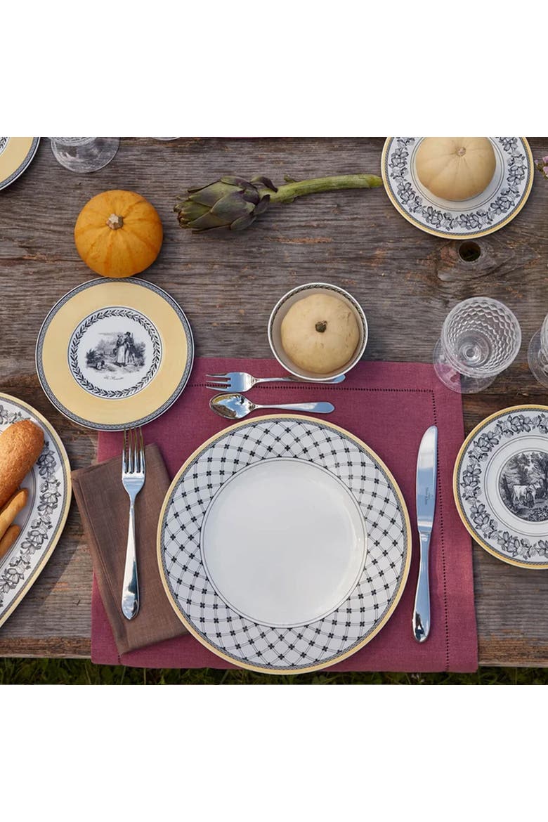 Audun Promenade Salad Plate, Alternate, color, White