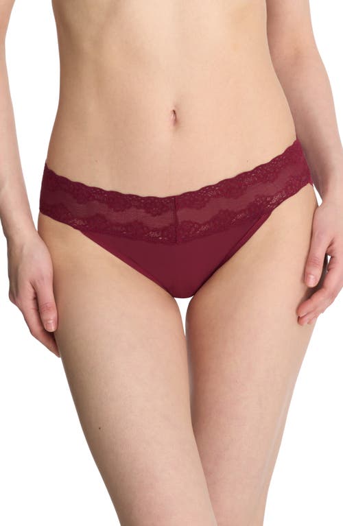 Natori Bliss Perfection Bikini in Dark Cherry 