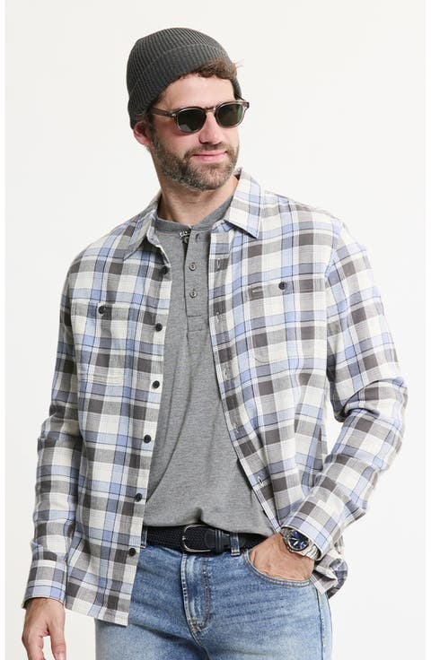 Rye Soft Touch Flannel Workshirt