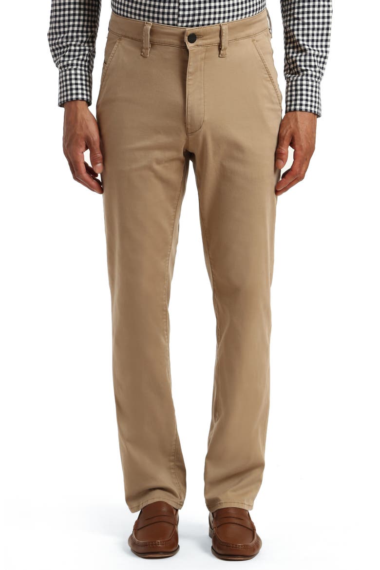 Charisma Relaxed Fit Straight Leg Flat Front Chinos, Main, color, KHAKI TWILL