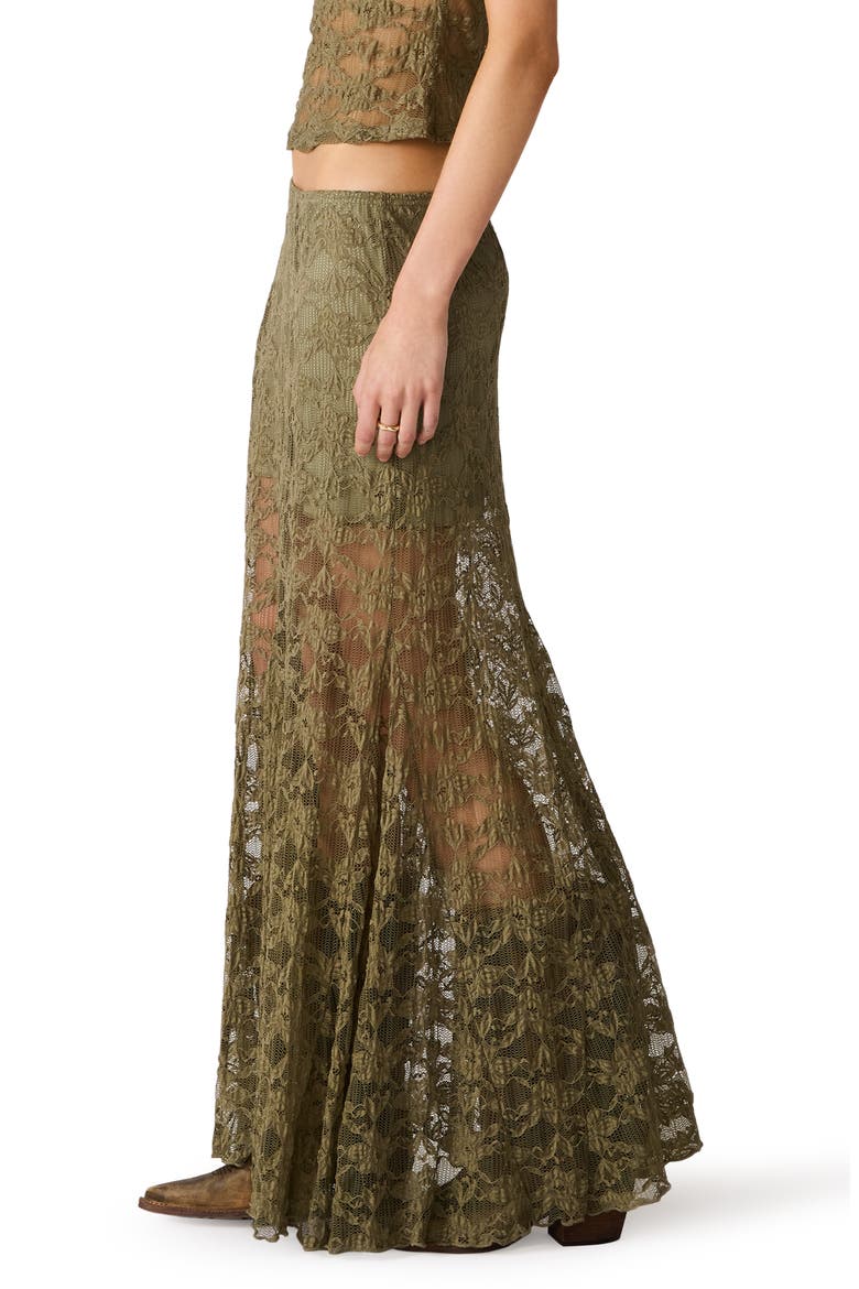 Mirabel Embroidered Lace Skirt, Alternate, color, MOUNTAIN GREEN