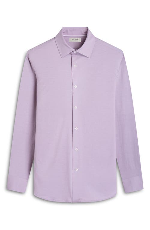 Bugatchi Jimmy Ooohcotton® Herringbone Button-up Shirt In Dusty Pink