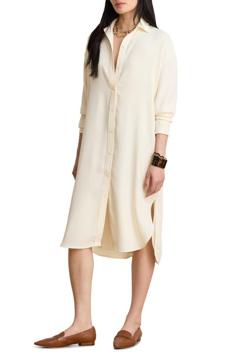 Georgette Midi Shirtdress