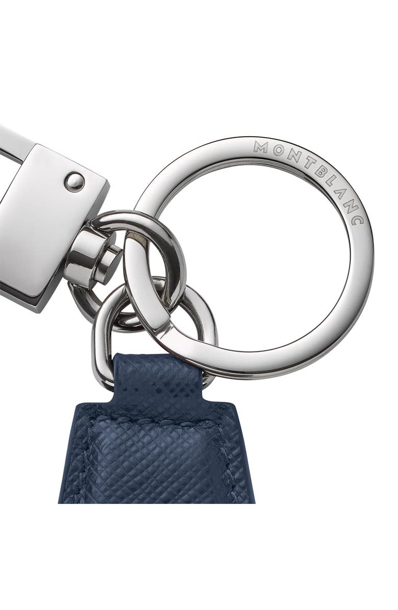 Montblanc Sartorial Leather Key Fob, Alternate, color, 