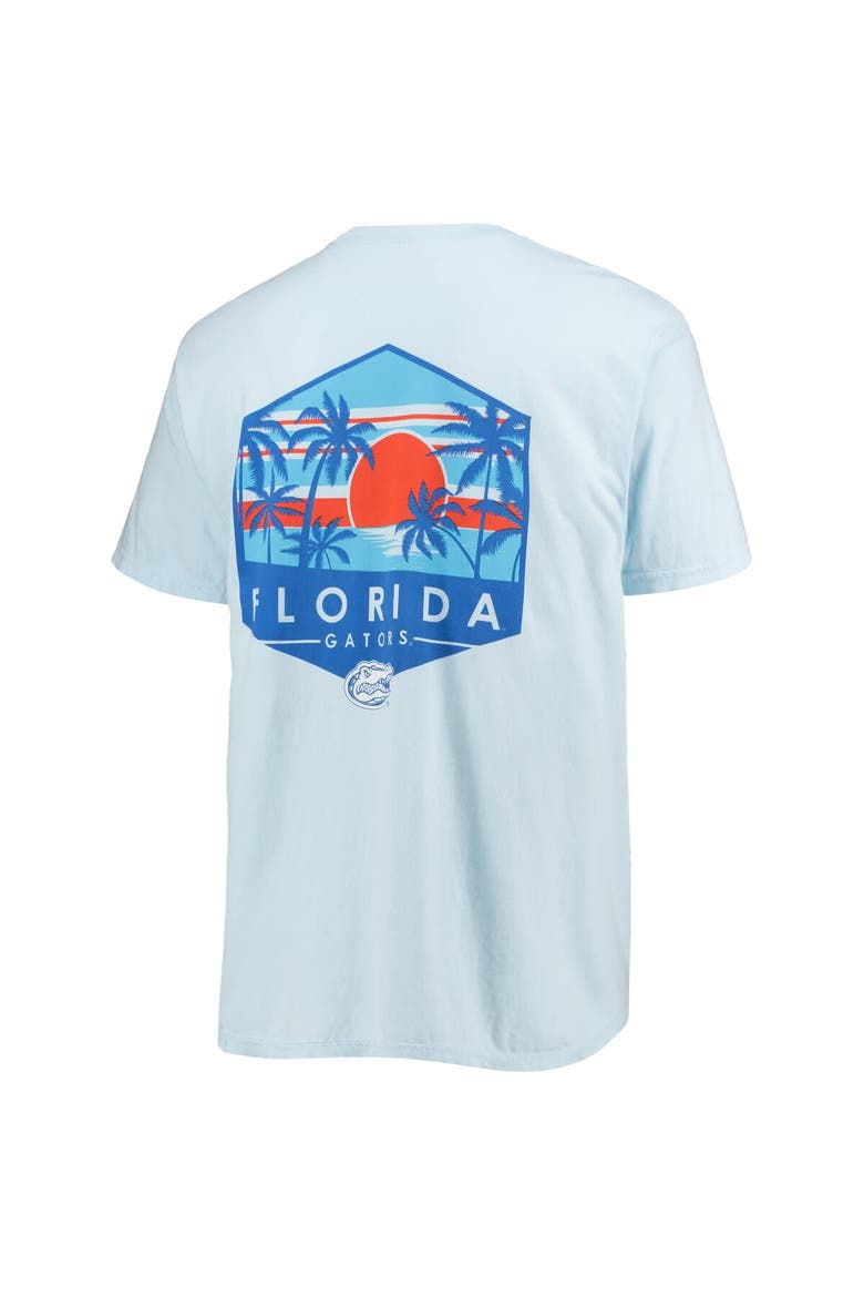 Men's Light Blue Florida Gators Landscape Shield Comfort Colors T-Shirt, Alternate, color, Light Blue