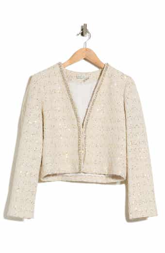 Kidman Embellished Open Front Crop Jacket