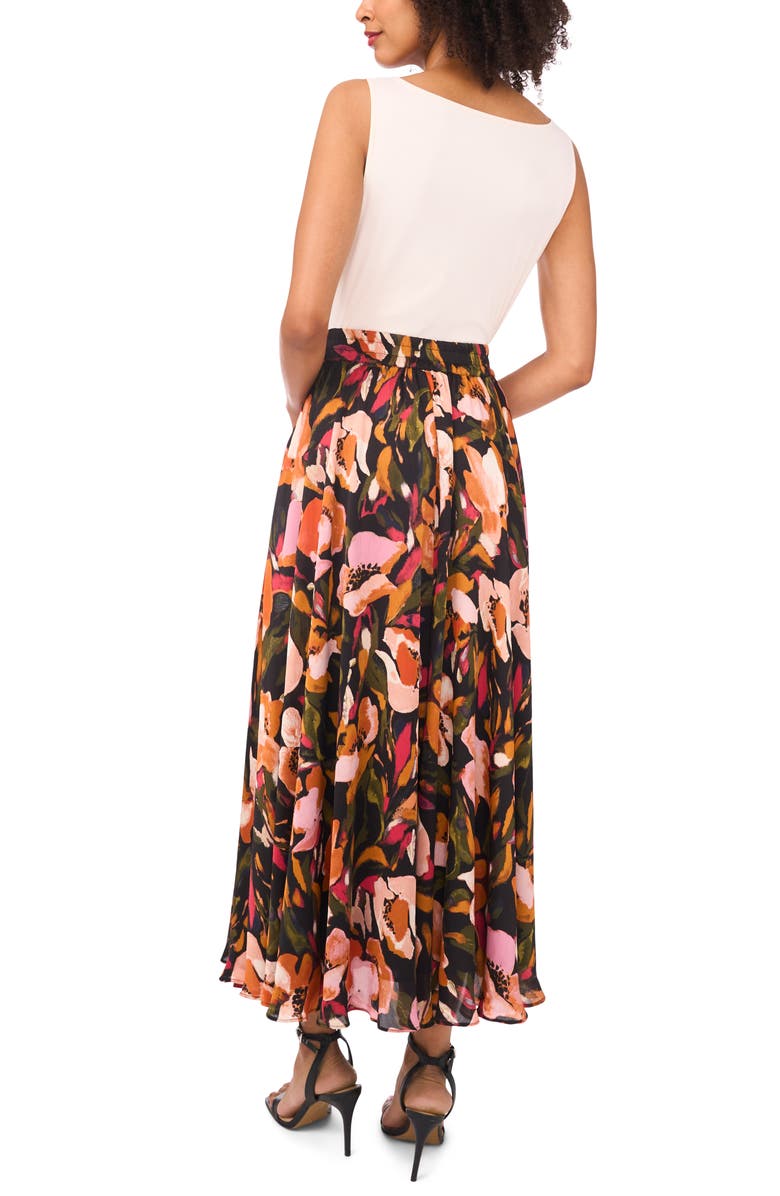Ted Baker Floral Circle Maxi Skirt, Alternate, color, Buckthorn Brown