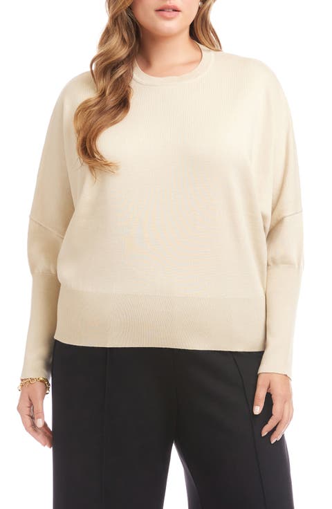 Dolman Sleeve Sweater (Plus)