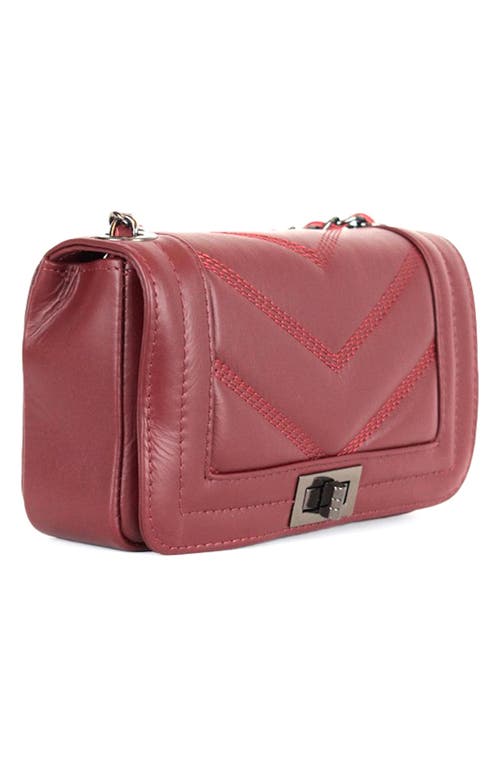 Persaman New York Ariana Quilted Crossbody Bag In Red