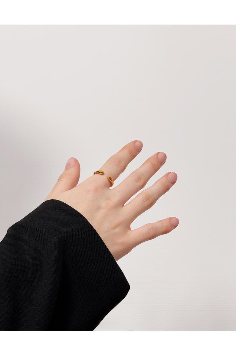 Double Drop Ring in Gold Vermeil, Alternate, color, Gold Vermeil