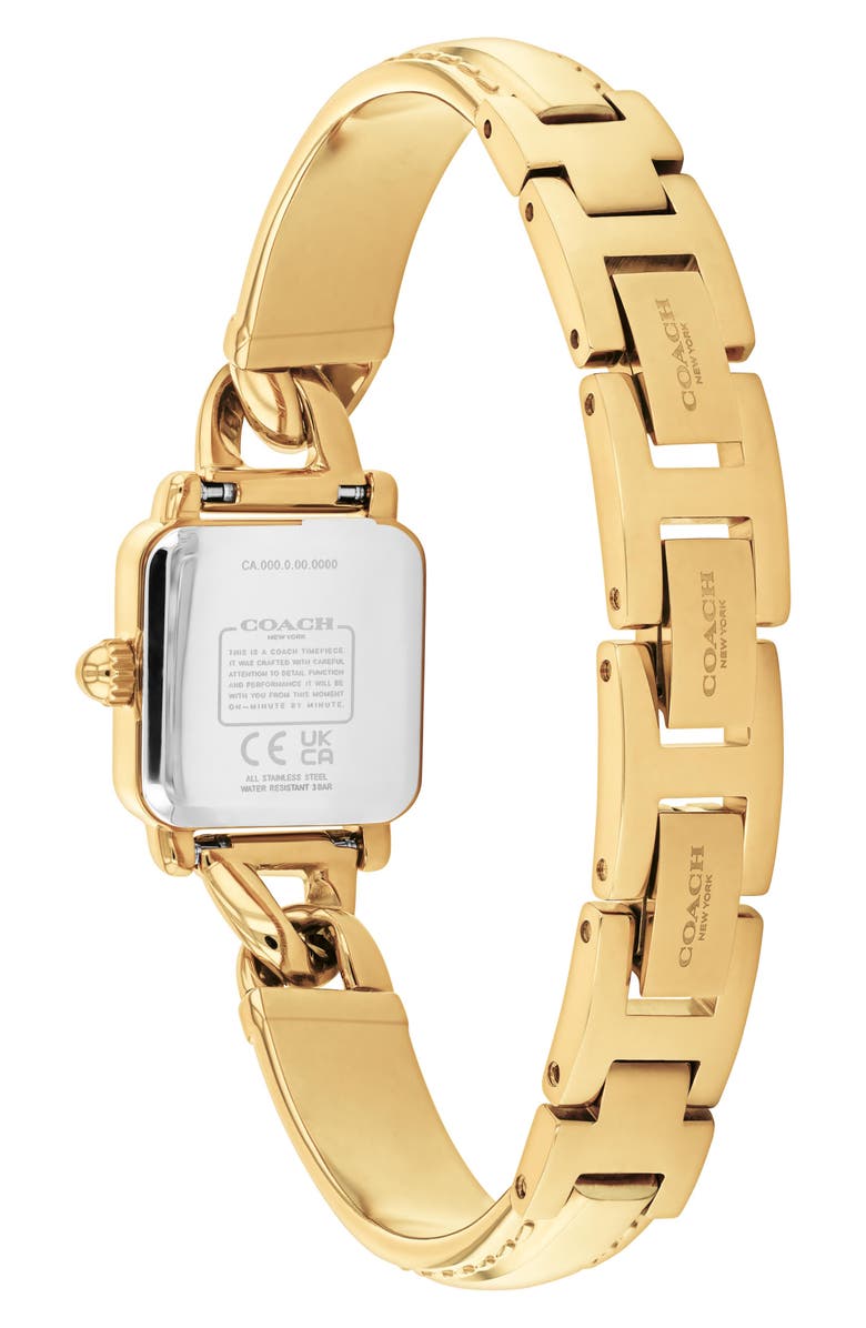 COACH Cass Bracelet Watch, 18mm, Alternate, color, Gold