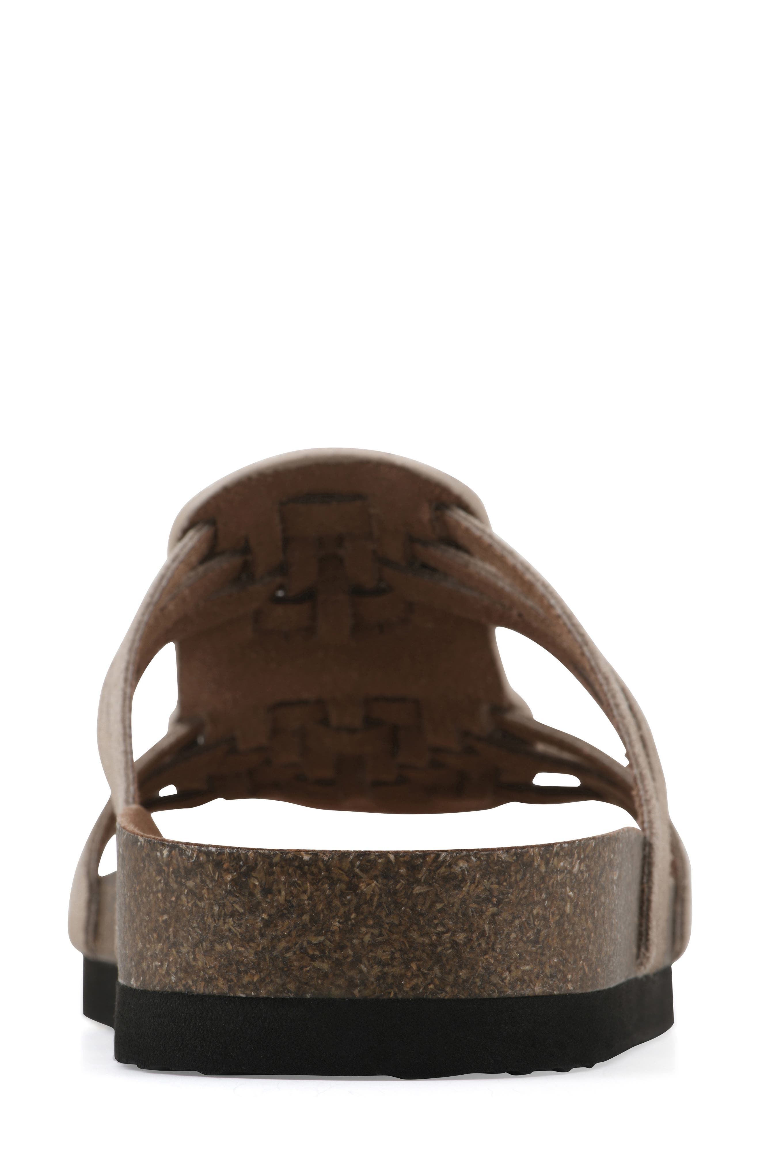 Halicore Slide Sandal, Alternate, color, SANDAL WOOD/ SUEDE