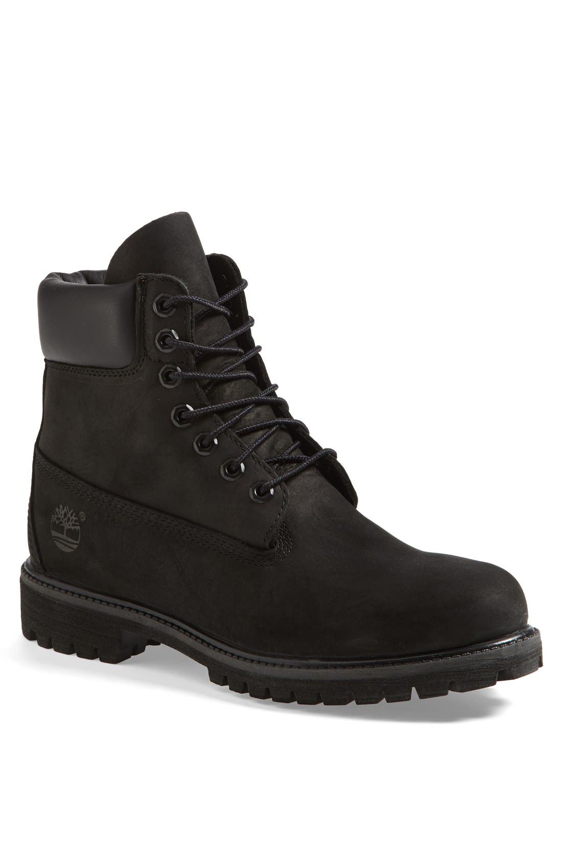 6 Inch Premium Waterproof Boot, Main, color, BLACK