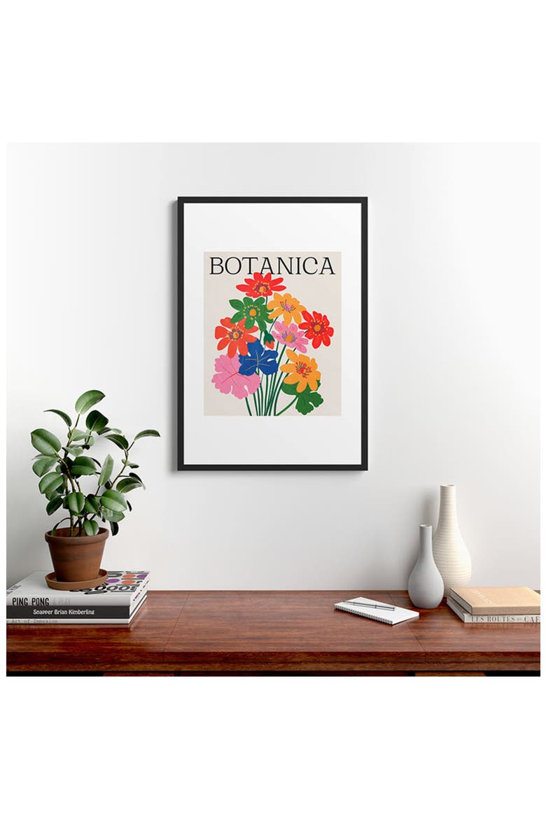'Botanica Matisse Edition' by Ayeyokp Framed Wall Art, Alternate, color, WHITE
