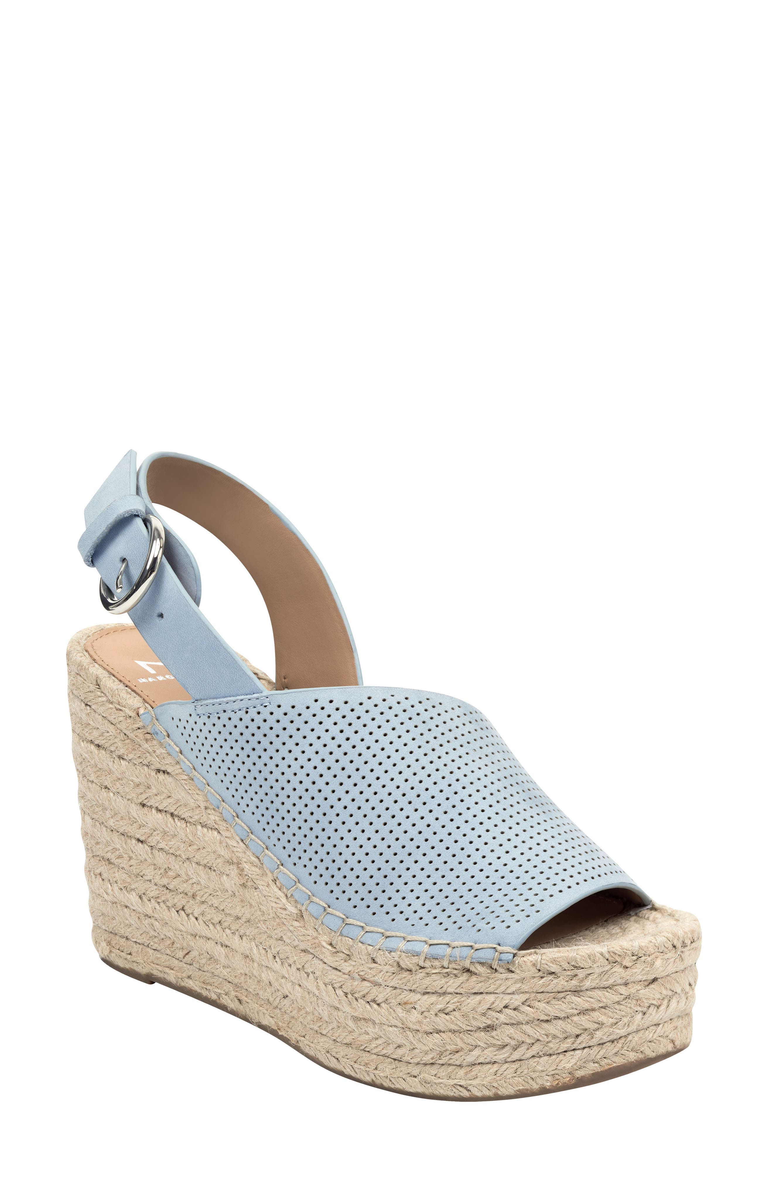 Marc Fisher LTD Andela Slingback Espadrille Wedge, Main, color, 