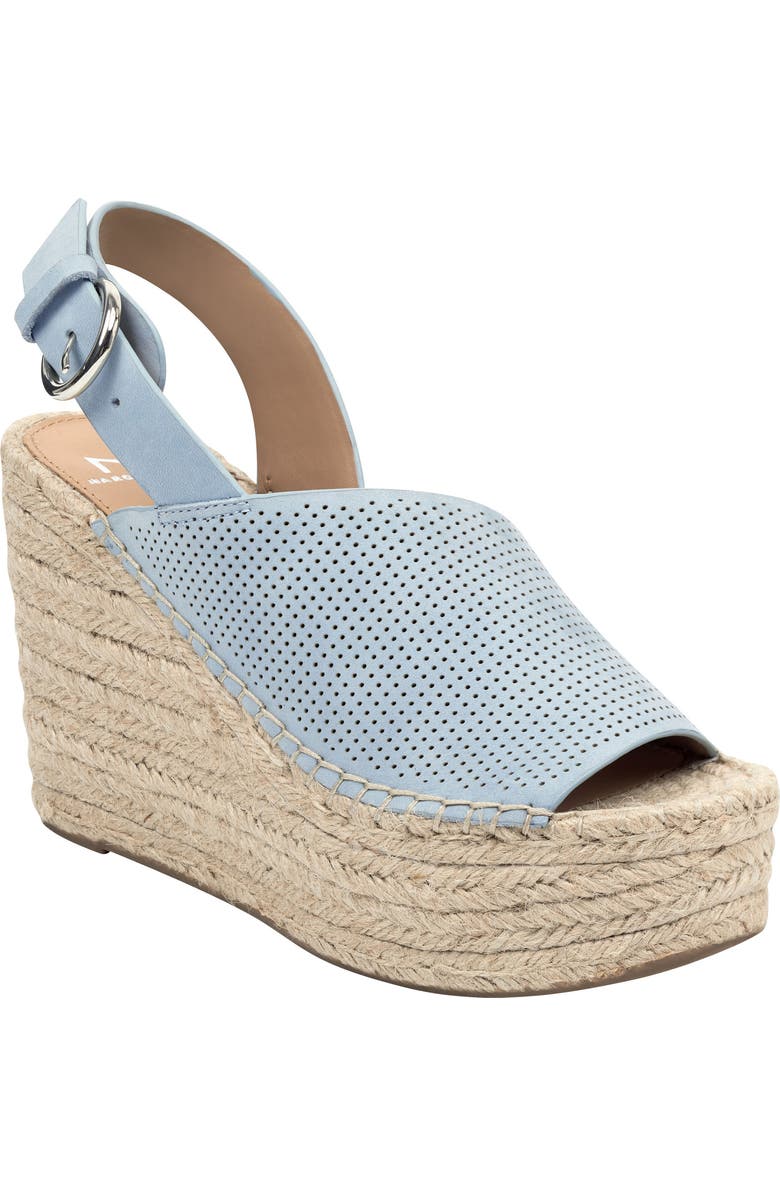 Marc Fisher LTD Andela Slingback Espadrille Wedge, Main, color,