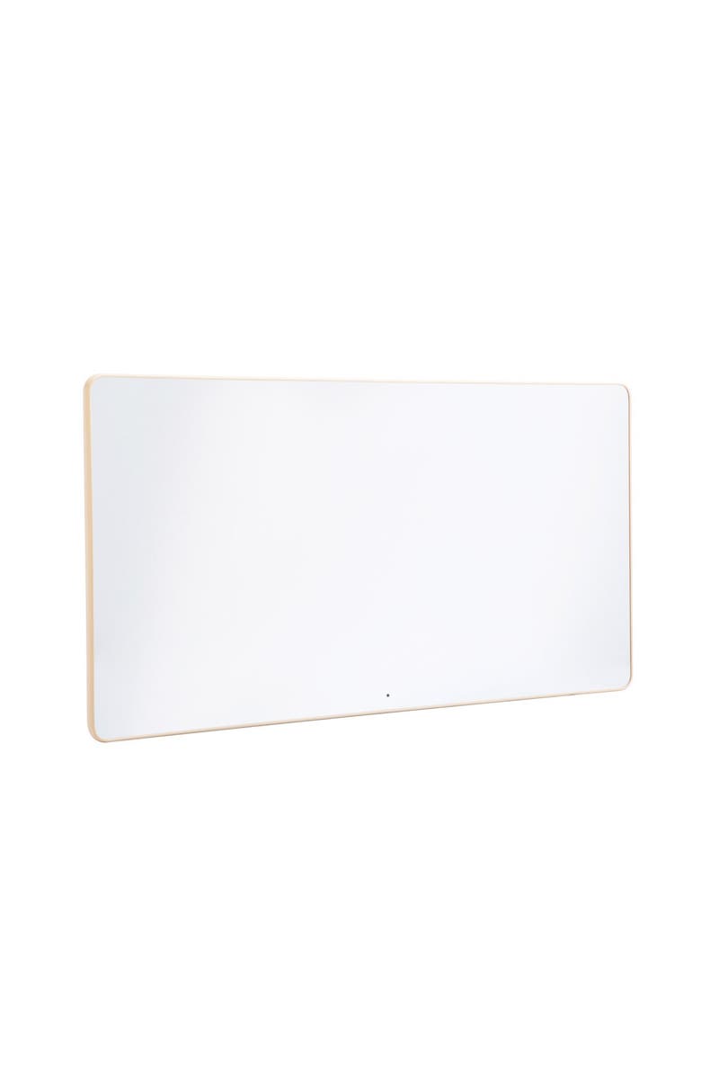 Kaplan Early Learning Company Rectangle Mounted Wall Mirror, Main, color, Brown