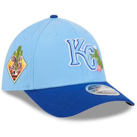 Men's New Era  Light Blue/Royal Kansas City Royals 2026 Spring Training M-Crown 39THIRTY Flex Hat