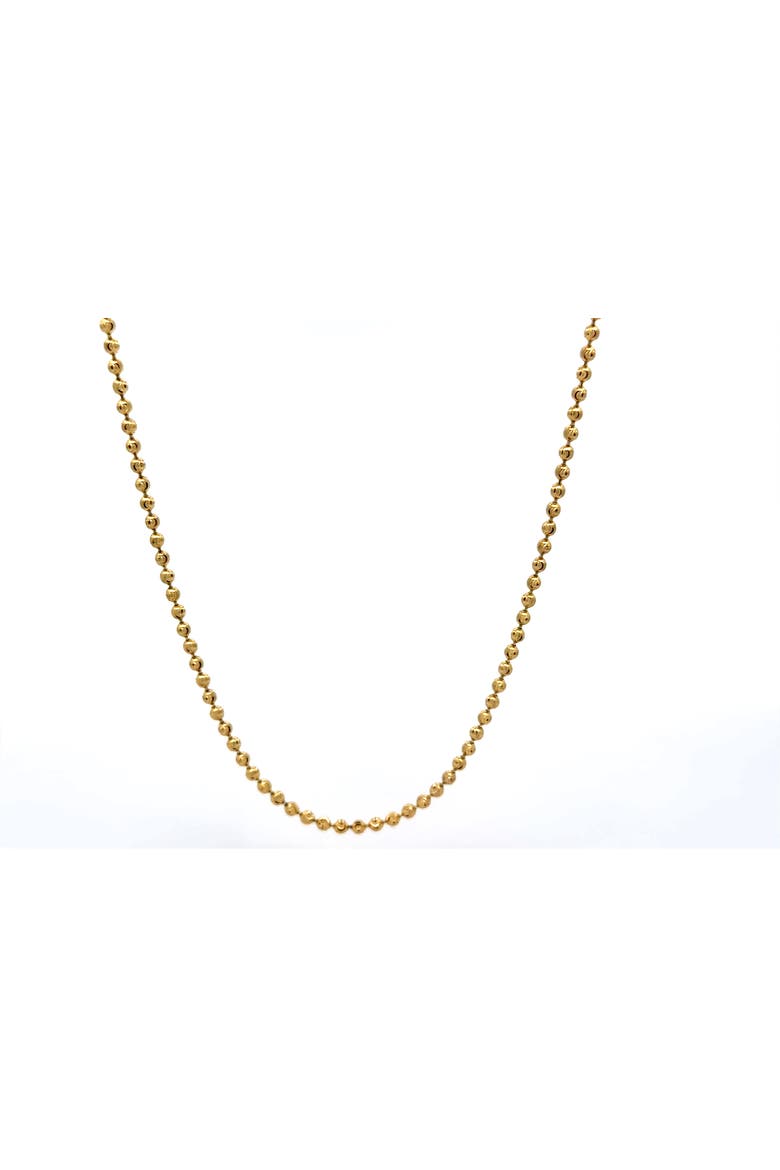 14K Diamond Cut Moon 2mm 20in Chain Necklace, Main, color, Yellow Gold