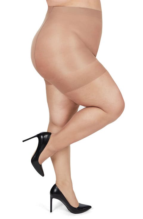 Curvy Silky Sheer Tights (Plus)