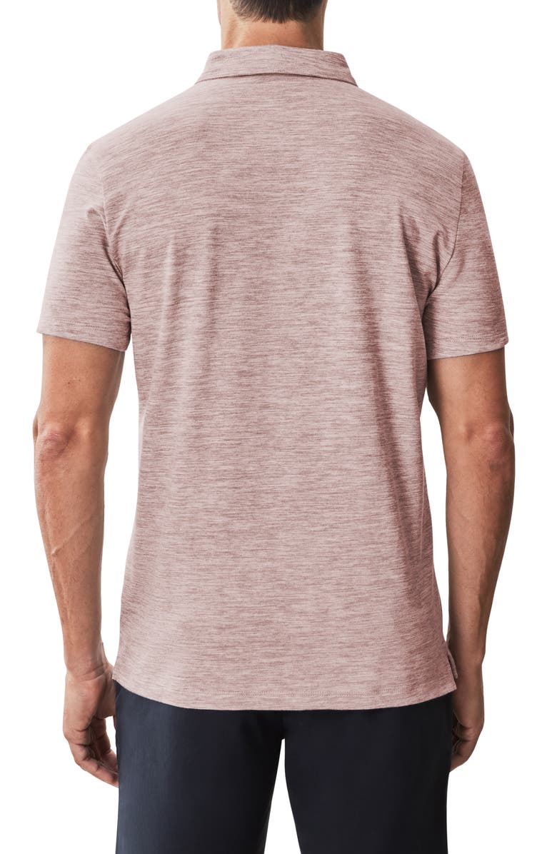 Robert Barakett Payne Space Dye Jacquard Polo, Alternate, color, Pink