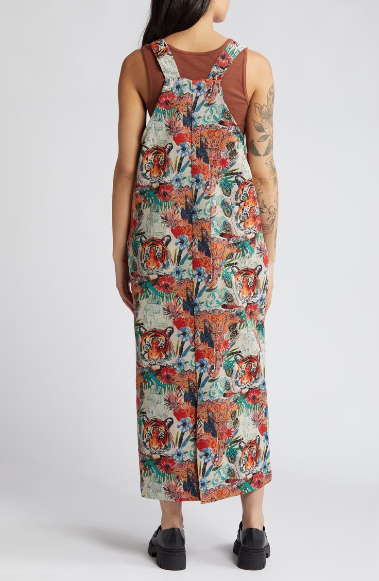 Dressed in Lala Tiger Jacquard Pinafore, Alternate, color, 