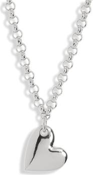BaubleBar Heart Pendant Necklace