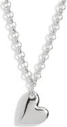 BaubleBar Heart Pendant Necklace